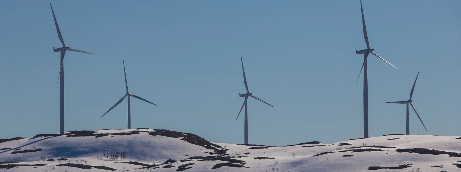 björnberget Nkt wind park windmill landscape snow