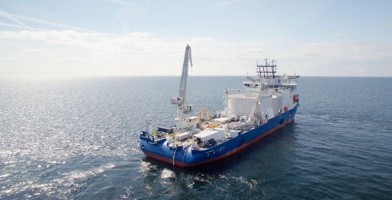 NKTs offshore cable laying vessel Victoria