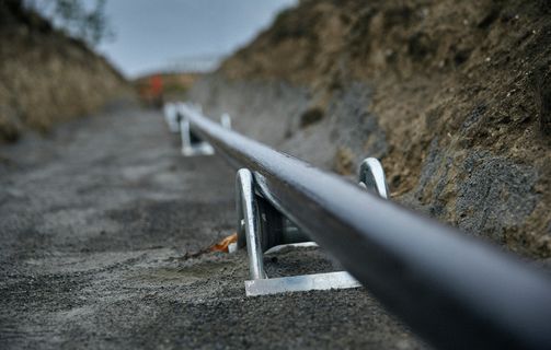 High voltage cable onshore installation in Trelleborg