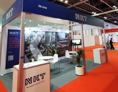 WETEX Dubai trade fair stand booth NKT
