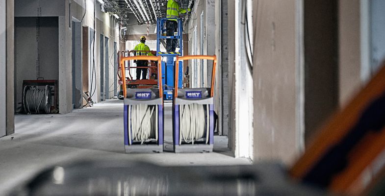 Installers using Qaddy® with low voltage cable