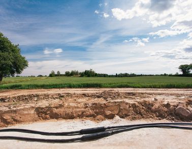 HVDC cable system leave no visible footprint in the landscape after installation underground