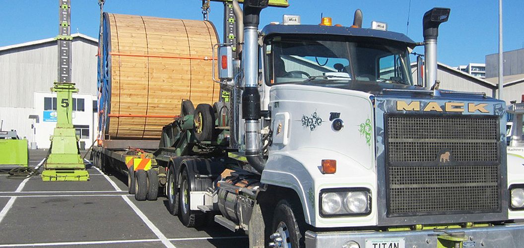 NAan New Zealand Truck with Cable Drum