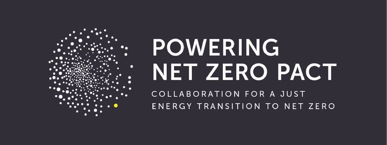 powering net zero pact logo collaboration for a just energy transition to net zero