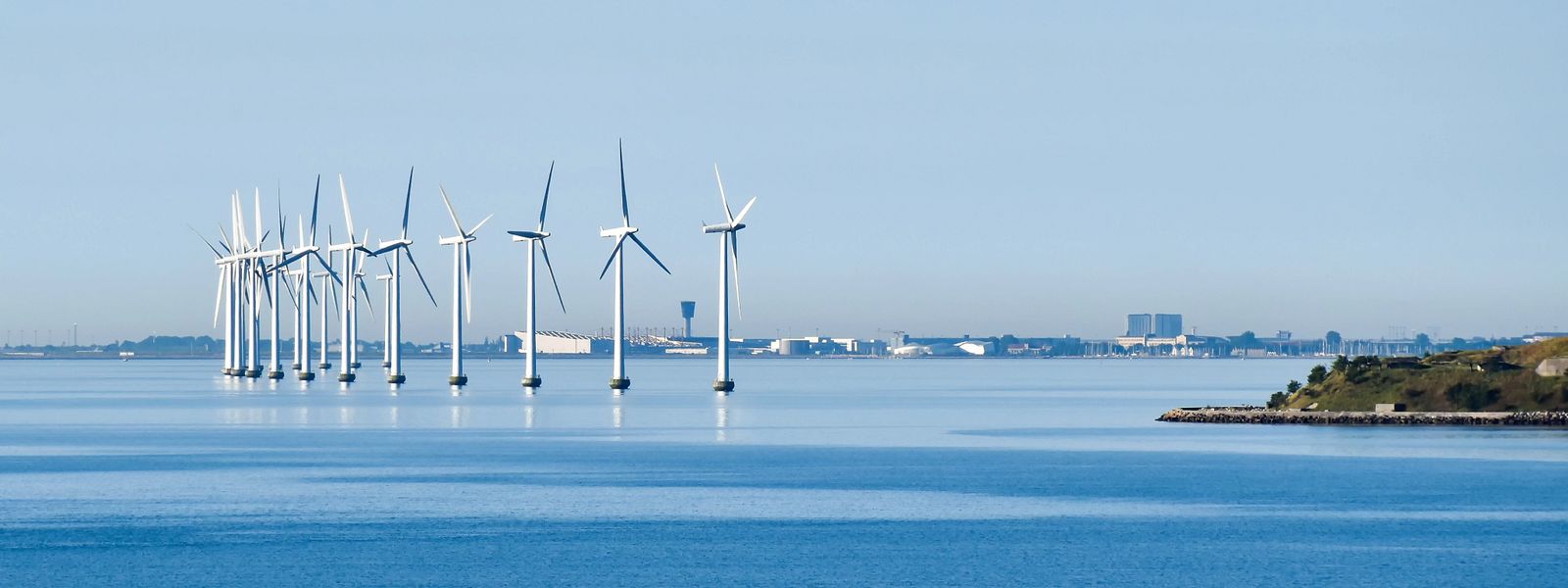 Offshore windmill farm Copenhagen