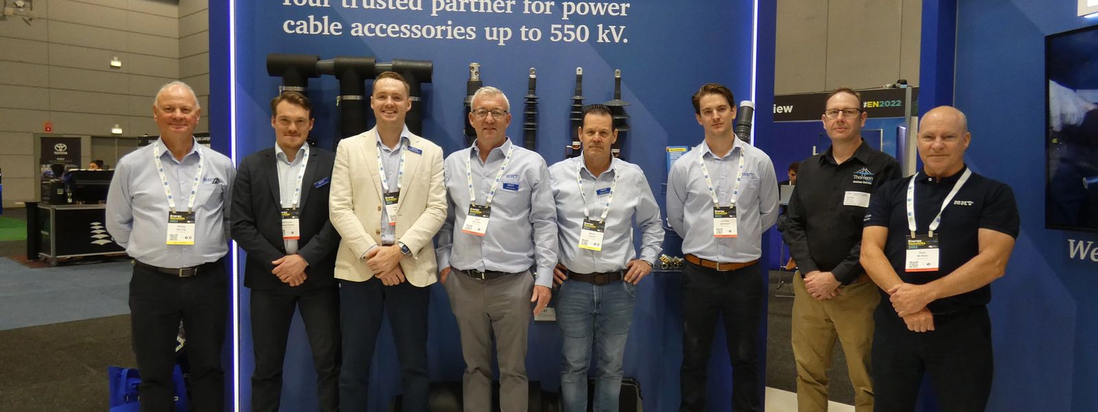employees trade fair trusted partner power cable accessories